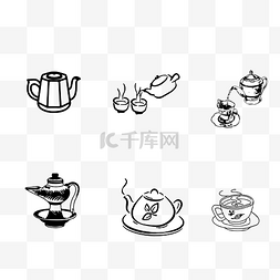 水墨竹子图片_水墨茶文化茶具茶道