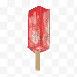 红色的冰淇淋图片_红色的冰淇淋