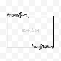 欧式简框图片_简约欧式花纹边框