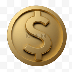 钱币手绘图片_手绘金色钱币图标