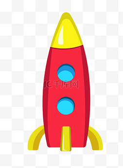 红色火箭玩具