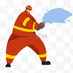 救火的消防员图片_救火的消防员