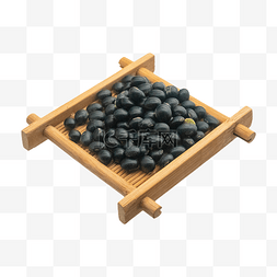 黑色豆子食材