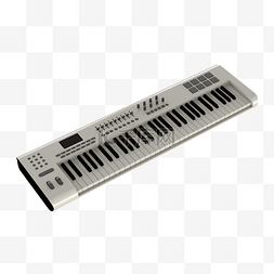白色键盘素材图片_白色电子琴
