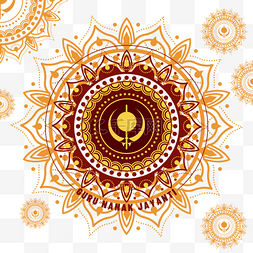 布上的花纹图片_guru nanak gurpurab复古创意花纹