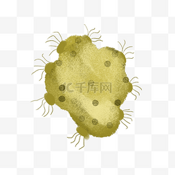 黄色细菌图片_细菌医用宣传装饰