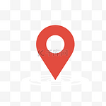 矢量手绘地图位置坐标免抠图PNG红色定位图标