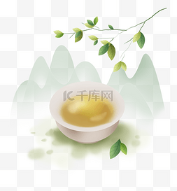 茶具图片_中国风古风茶叶和茶具