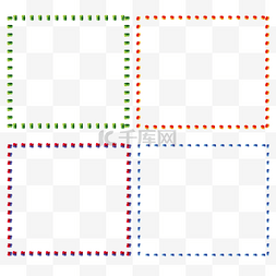 几何线条线条框图片_彩色油画油漆简约外框