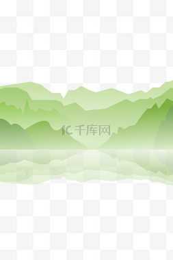 绿色山峦
