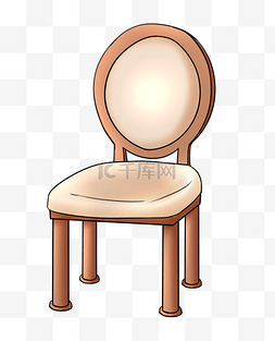 卡通木质靠背椅子