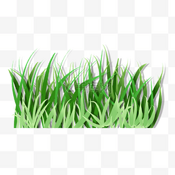 春季绿色草地装饰图案下载