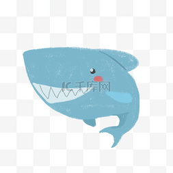 鲨鱼袖标图片_蜡笔风格鲨鱼