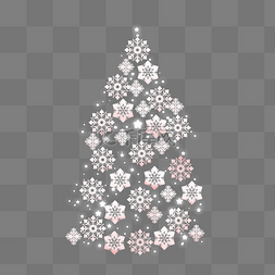 闪耀雪花圣诞树