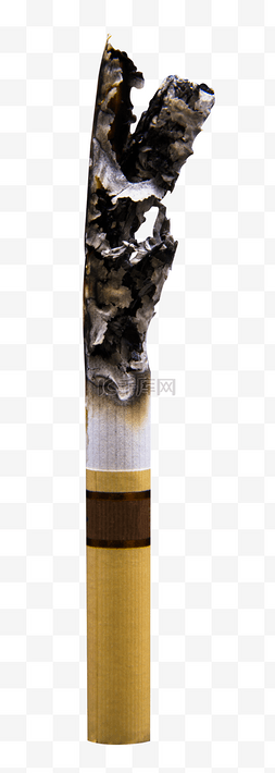 一条香烟图片_燃烧过后的香烟禁烟戒烟
