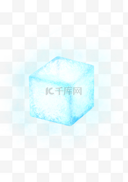 寒冰钻石元素图片_冰块冷空气