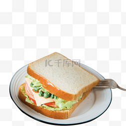 蔬菜免抠图片图片_一份三明治免扣图