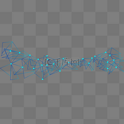 渐变圆点图片_蓝色渐变科技线条