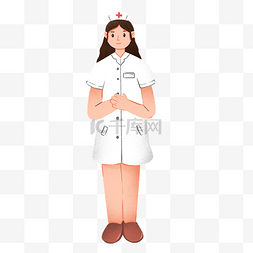 512国际护士节站立的白衣护士
