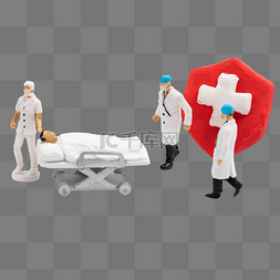 医院救护立体模型