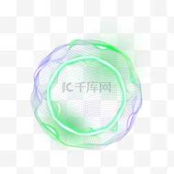 环形环形光效图片_抽象球体光效装饰