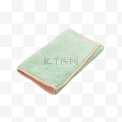 绿色毛巾图片_绿色重叠毛巾