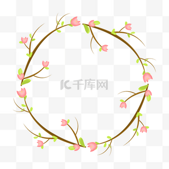 小清新小花花环