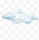 手绘云朵云团漂浮