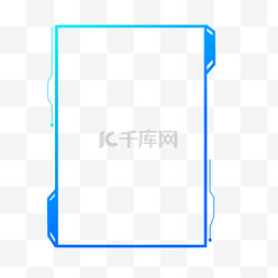 线条圆科技感图片_科技感边框