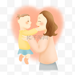 婴儿抱着图片_抱着宝宝的母亲形象