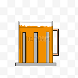 啤酒矢量手绘图片_啤酒矢量图
