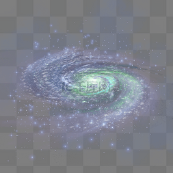 紫星云图片_紫绿色透明感扩散星系