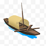 漂泊木船渔船