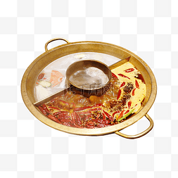 美食食物铜火锅