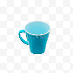 蓝色杯子水杯