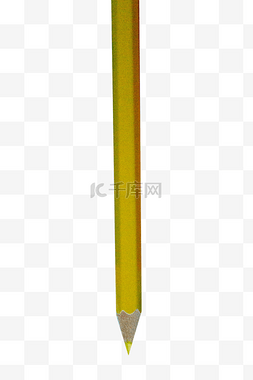 纯黄色彩色铅笔携带方便