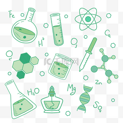 拿试管的手手图片_教育培训公式实验室底纹