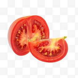 切开番茄蔬菜