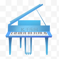 蓝色音乐进口钢琴