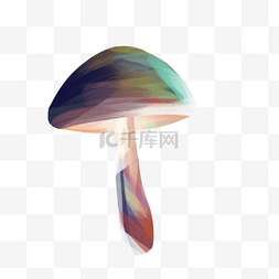 彩色蘑菇