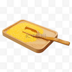 黄色小米农作物