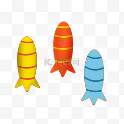 小清新火箭图片_儿童节简笔画火箭手绘
