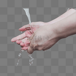 洗手7步法图片_流动水洗手