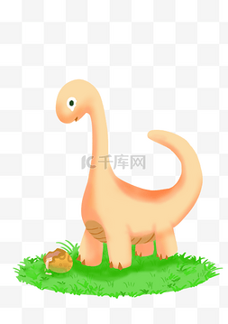 可爱小动物恐龙