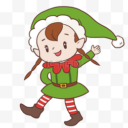 剪辫子图片_漂亮小辫子elf clipart