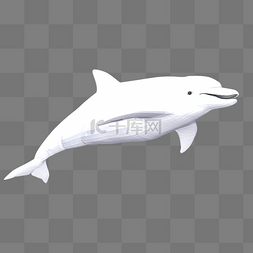 仿真动物白鲸