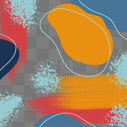 涂鸦底纹图片_色块抽象底纹
