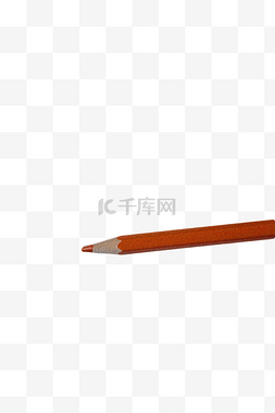 清新实用图片_橘红色彩色铅笔实用