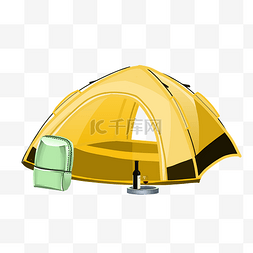 野外帐篷png图片_露营工具帐篷