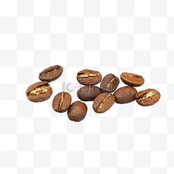 棕色咖啡豆原料